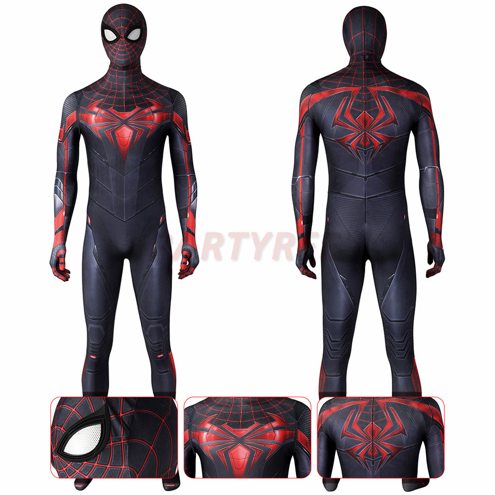 PS5 Spider-Man Miles Morales Cosplay Costume Advanced Tech Jumpsuit