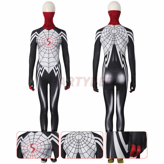 Silk Cindy Moon Cosplay Costume Ladies Spiderman Jumpsuit