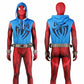 Spider-Verse Scarlet Spider Cosplay Costume Ben Reilly Jumpsuit Halloween gift