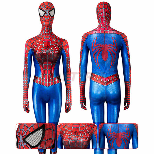Spider-man 2 Peter Parker Tobey Maguire Cosplay Costume Ladies Jumpsuit