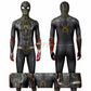 Spiderman 3 No Way Home Cosplay Costume Black and Gold Jumpsuit