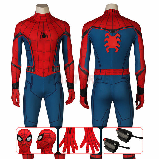 Spiderman Homecoming Peter Paker Classic Cosplay Jumpsuit