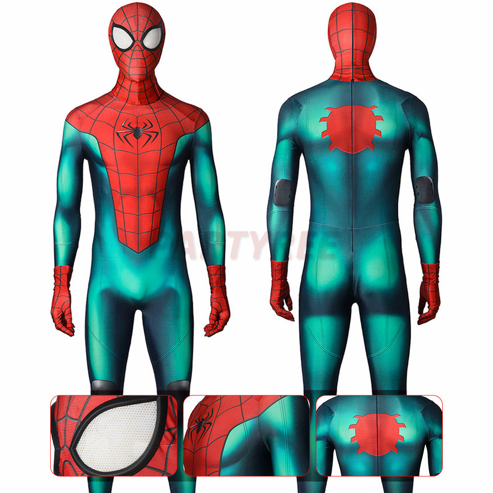 Spiderman Miles Morales PS5 Cosplay Costume Great Responsibility Jumpsuit