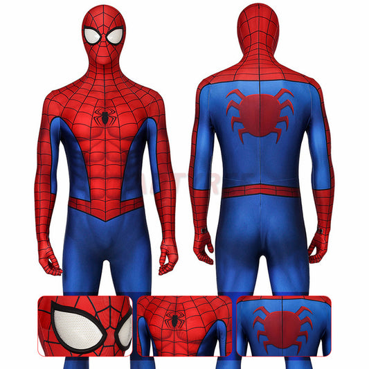Spiderman PS4 Game Cosplay Costume 3D Classic Jumpsuit