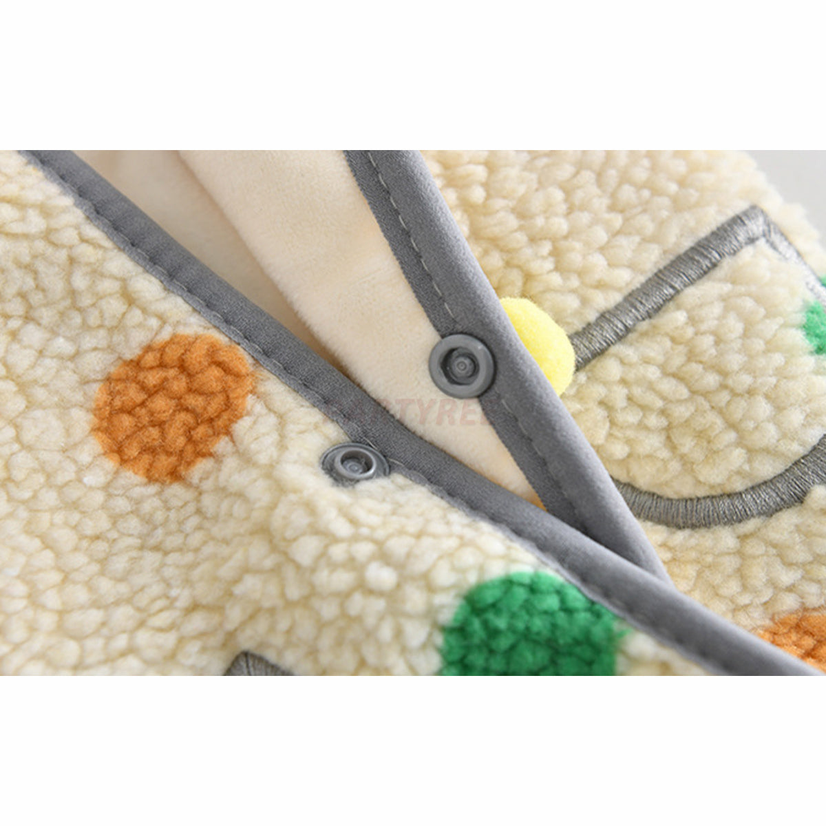 Dog Vest Warm Outfit With Polka Dots