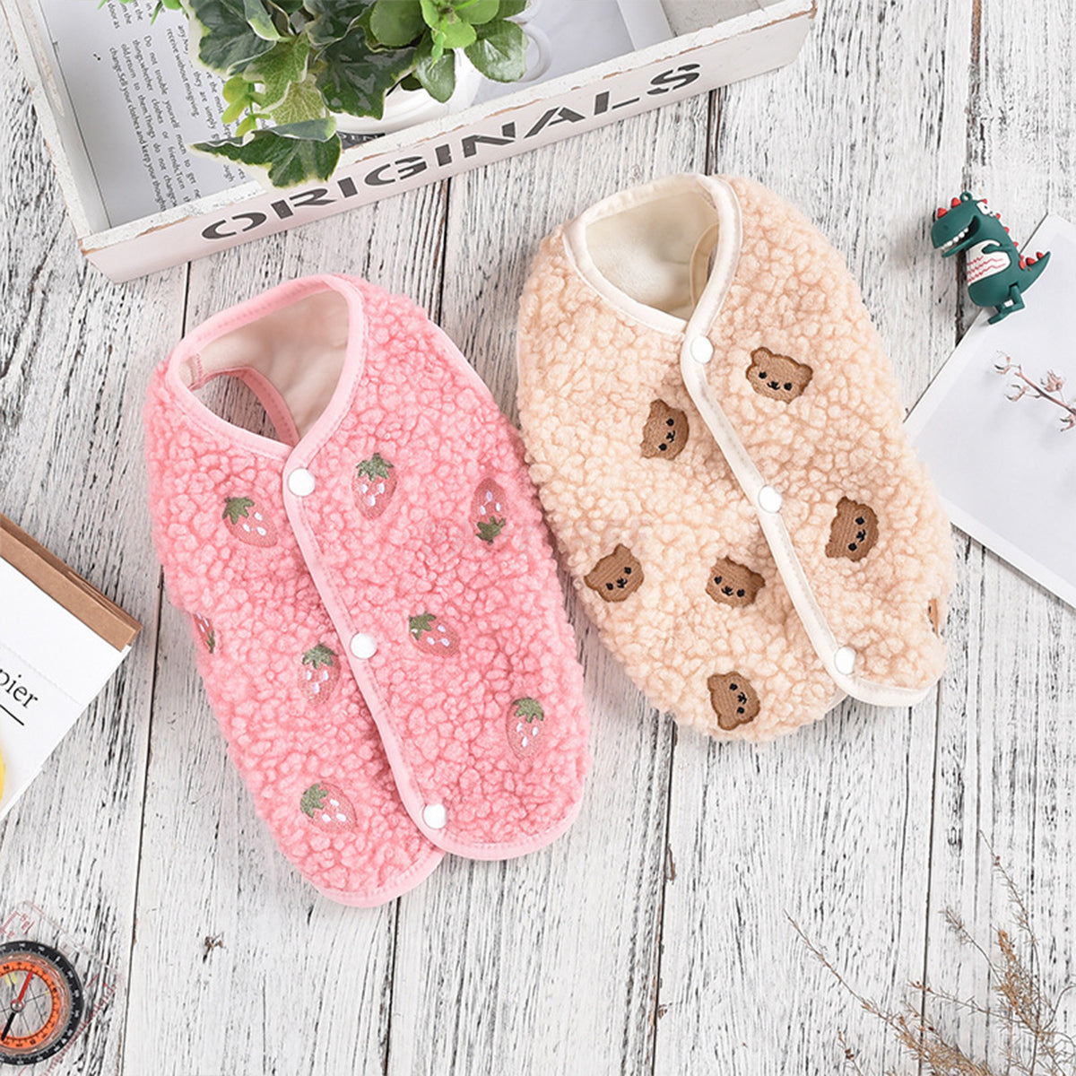 Warm Fleece Autumn Winter Outfit Dog Vest