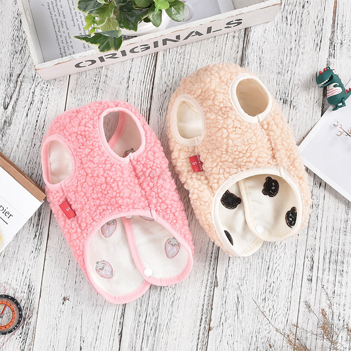 Warm Fleece Autumn Winter Outfit Dog Vest