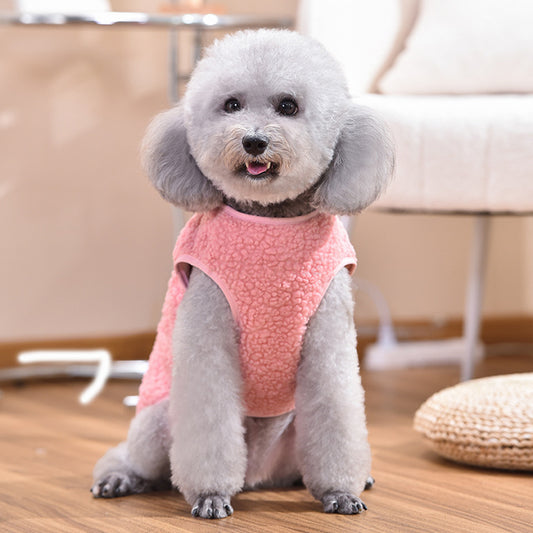 Warm Fleece Autumn Winter Outfit Dog Vest