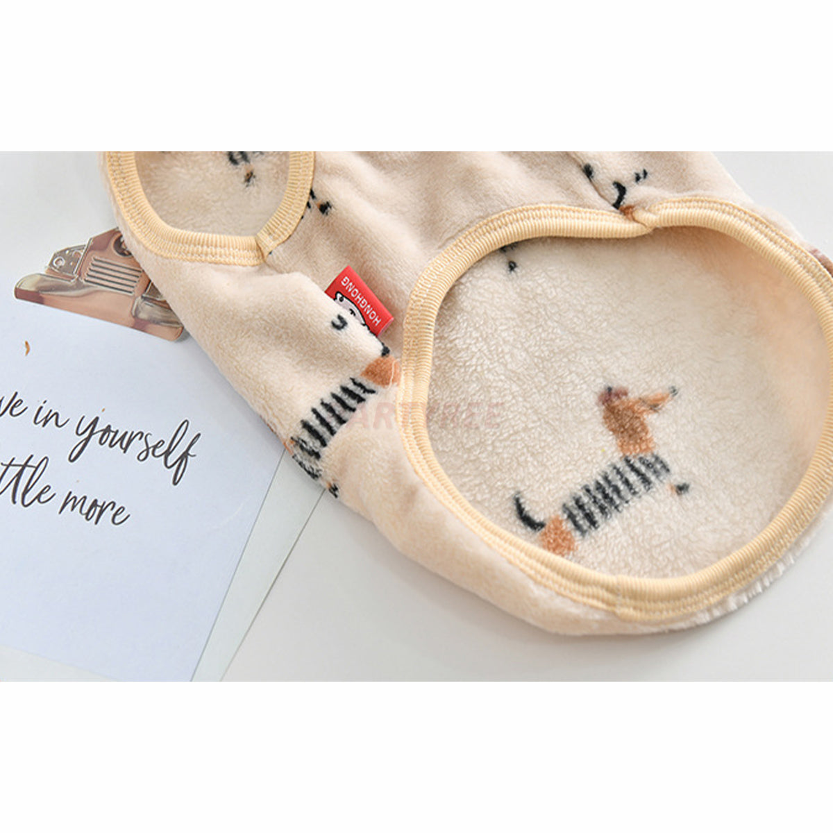 Warm Flannel Dog Vest