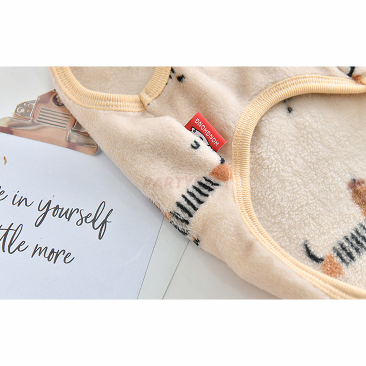 Warm Flannel Dog Vest