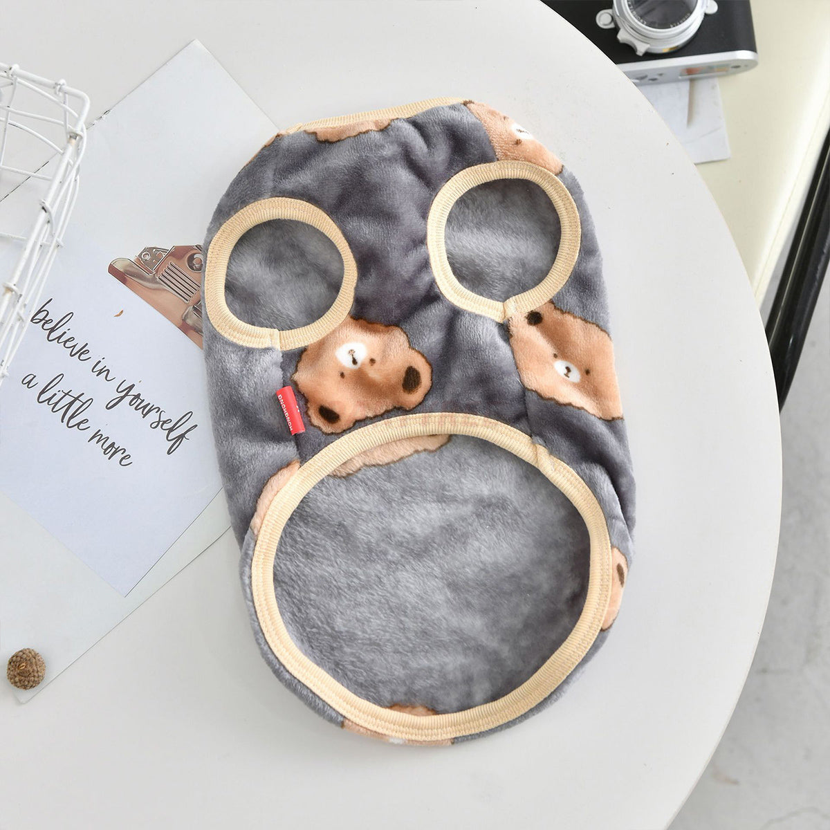 Warm Flannel Dog Vest