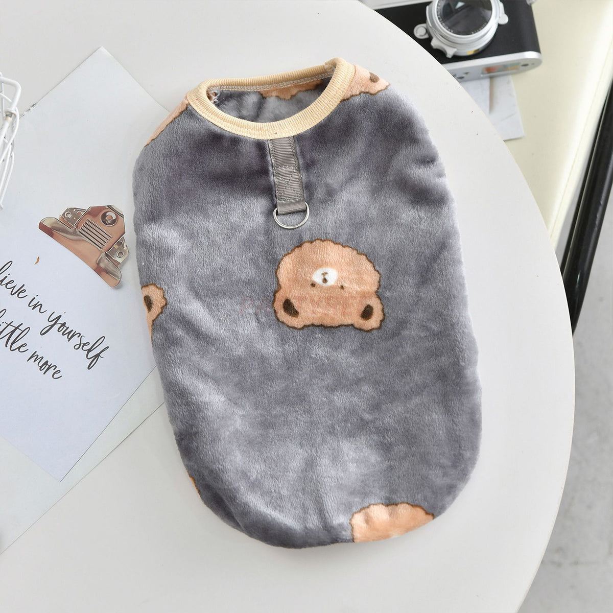 Warm Flannel Dog Vest