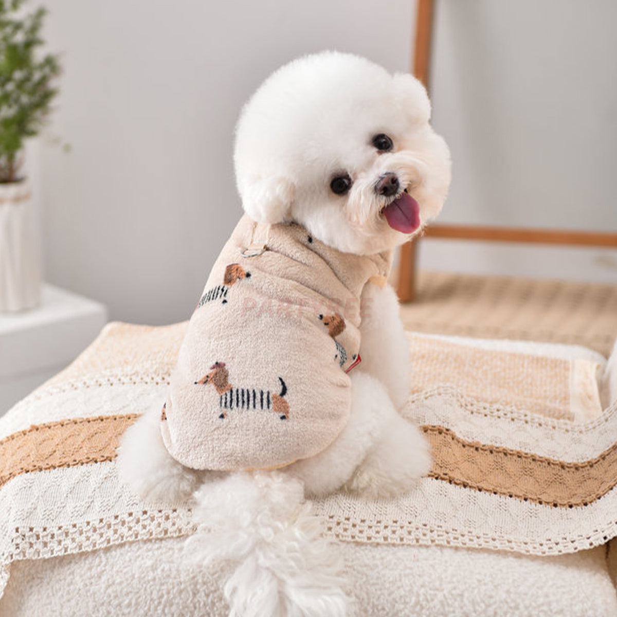 Warm Flannel Dog Vest