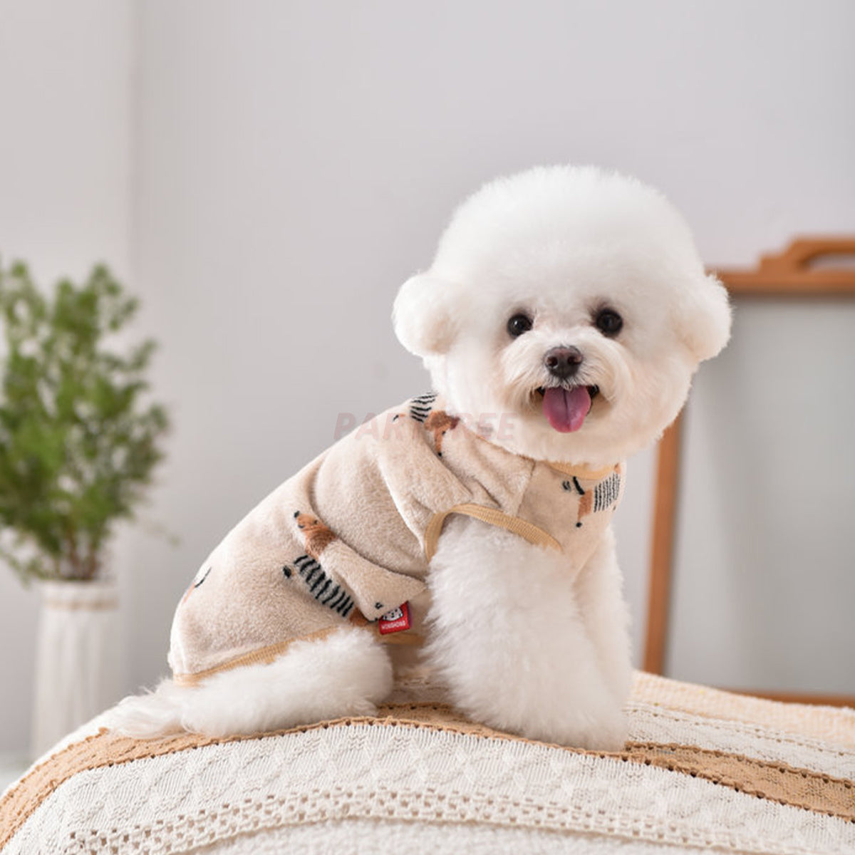 Warm Flannel Dog Vest