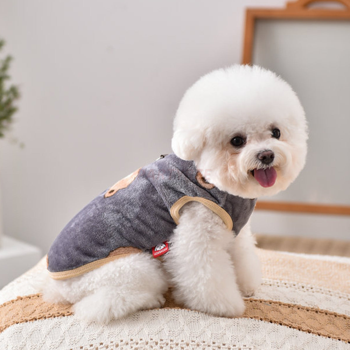 Warm Flannel Dog Vest