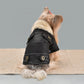 Winter Vintage Suede Dog Jacket