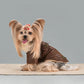 Winter Vintage Suede Dog Jacket