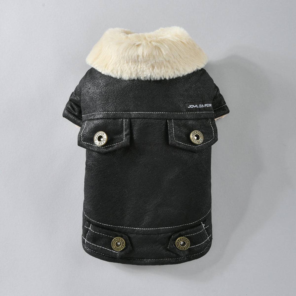 Winter Vintage Suede Dog Jacket