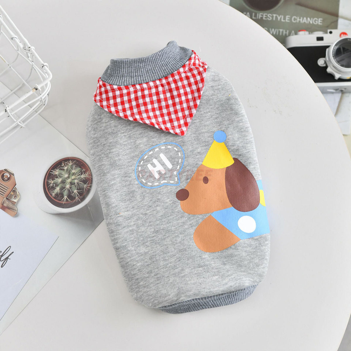 Printed Dog Fashion Coat