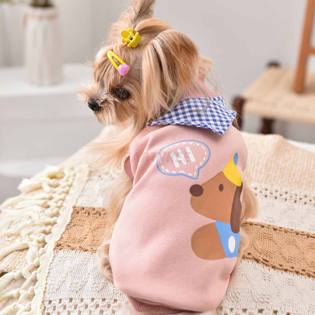 Printed Dog Fashion Coat