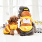 Cartoon Dog Clothes Little Bee Shaped