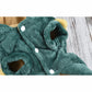 Flannel Dinosaur Shaped Dog Coat