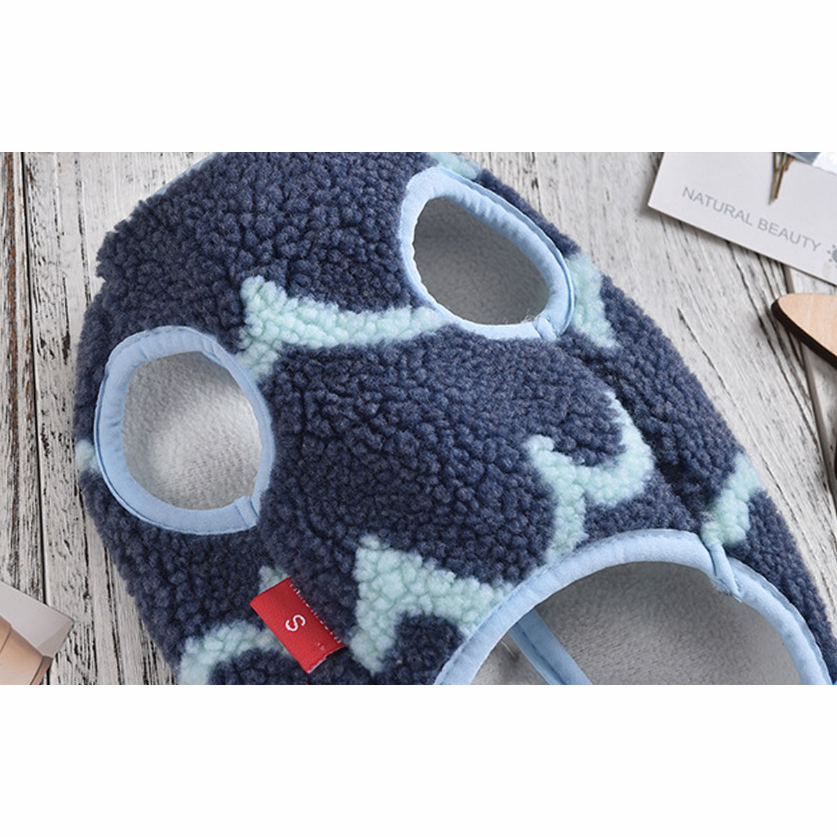 Dog Clothes Wavy Plush Vest