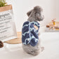 Dog Clothes Wavy Plush Vest