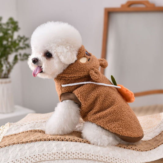 Cute Hooded Dog Clothes