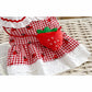 Small Dog Strawberry Dress