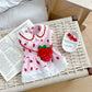 Small Dog Strawberry Dress