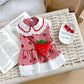 Small Dog Strawberry Dress