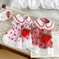 Small Dog Strawberry Dress