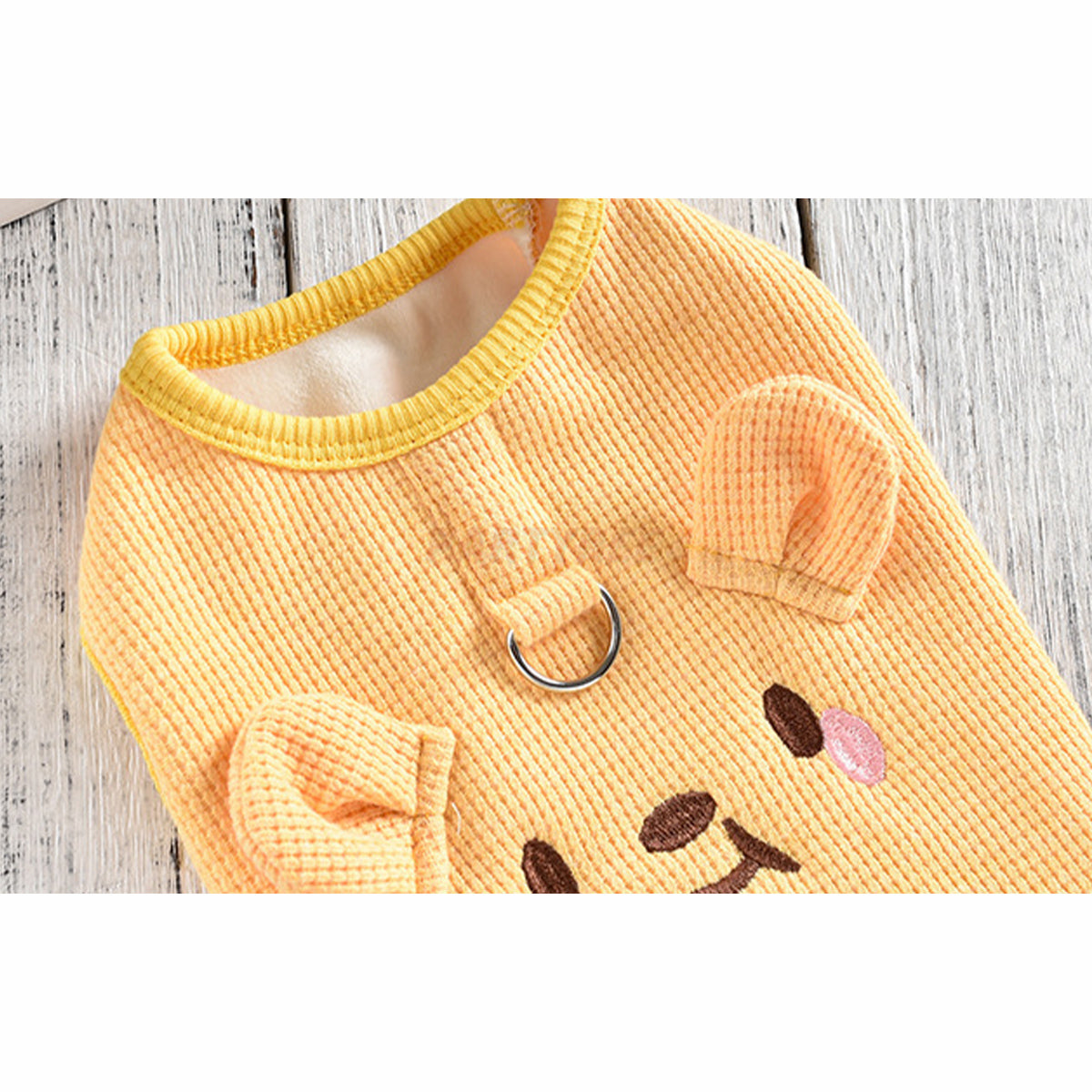 Waffle-knit Warm Dog Vest