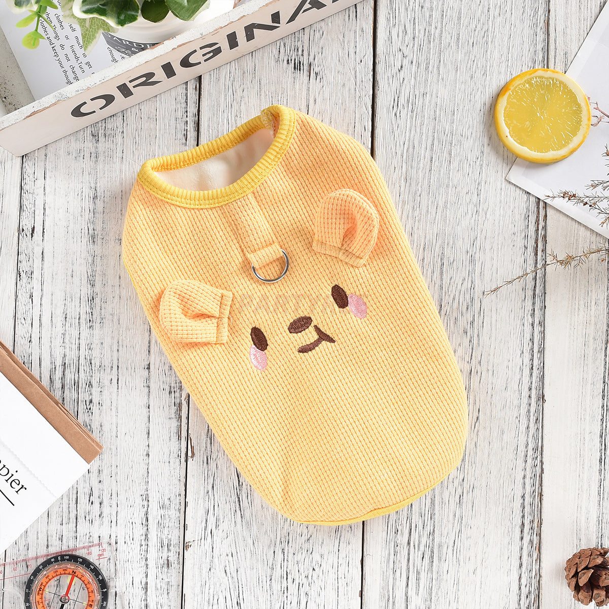 Waffle-knit Warm Dog Vest
