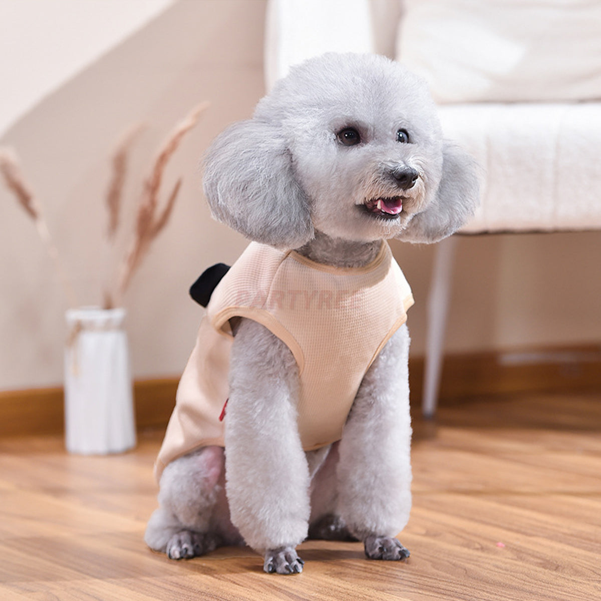 Waffle-knit Warm Dog Vest