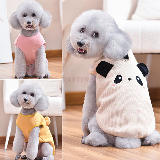 Waffle-knit Warm Dog Vest