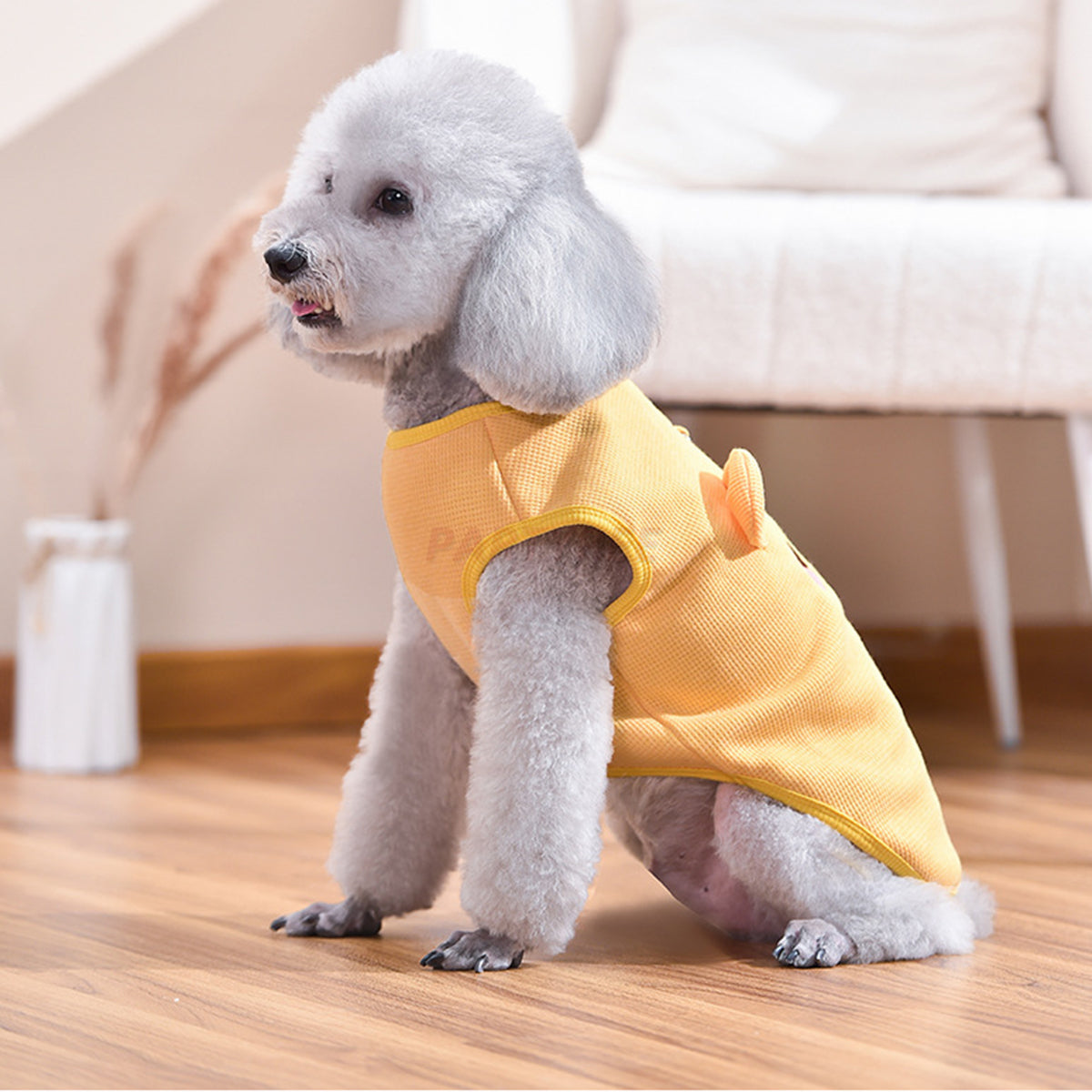 Waffle-knit Warm Dog Vest