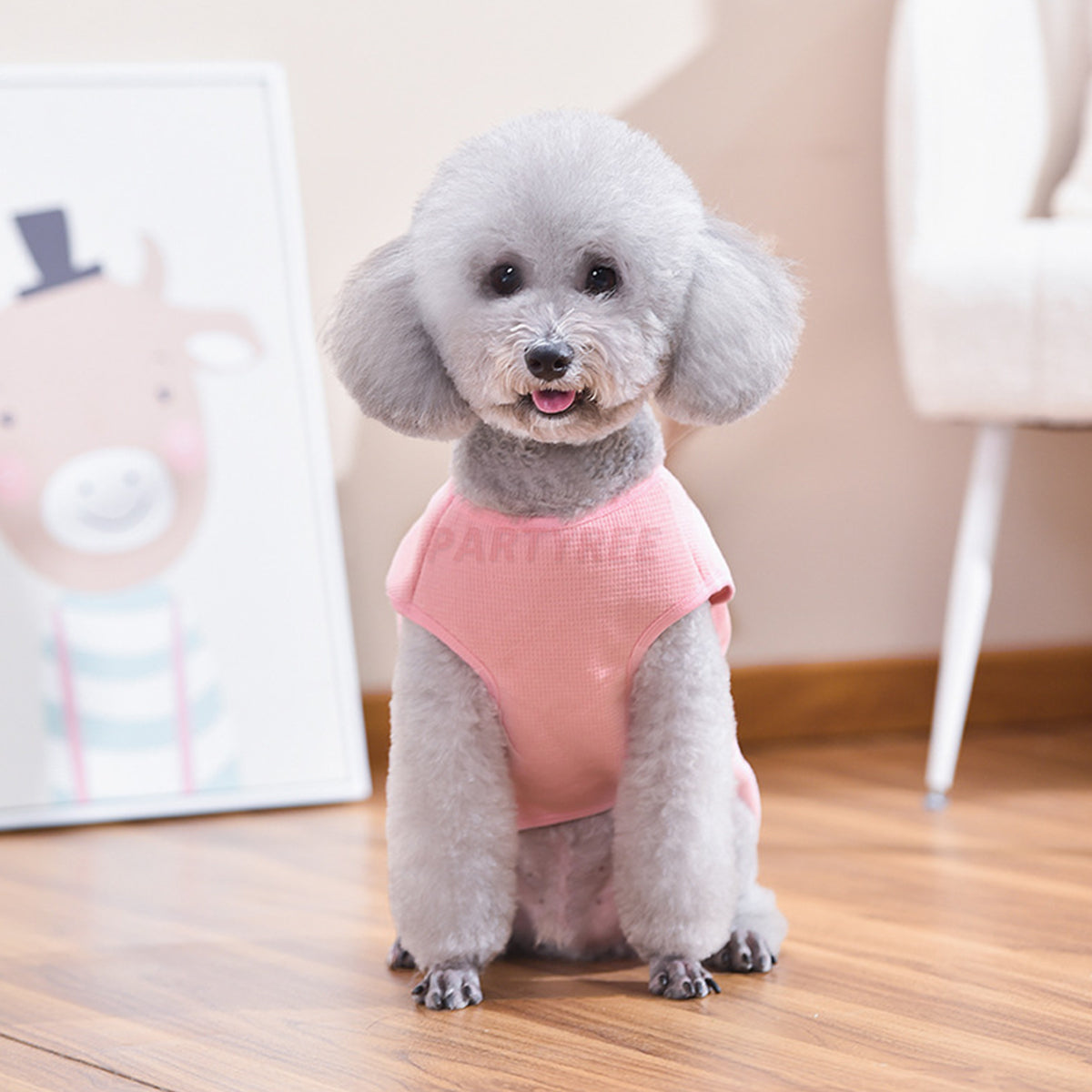 Waffle-knit Warm Dog Vest