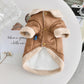 Thick Warm Winter Dog Apparel Leather Jacket