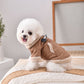 Thick Warm Winter Dog Apparel Leather Jacket