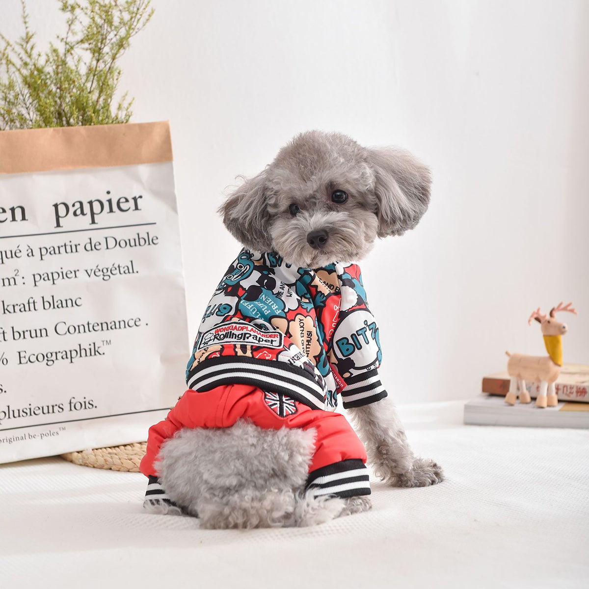 Warm Dog Winter Coat Windproof Dog Jacket for Cold Weather