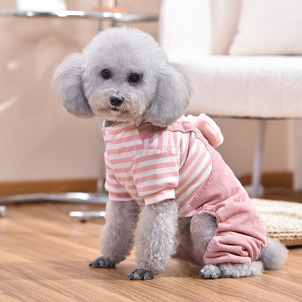 Corduroy Overalls Warm Dog Clothes