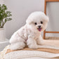 Dog Rose Embroidery Warm Vest