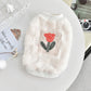 Dog Rose Embroidery Warm Vest