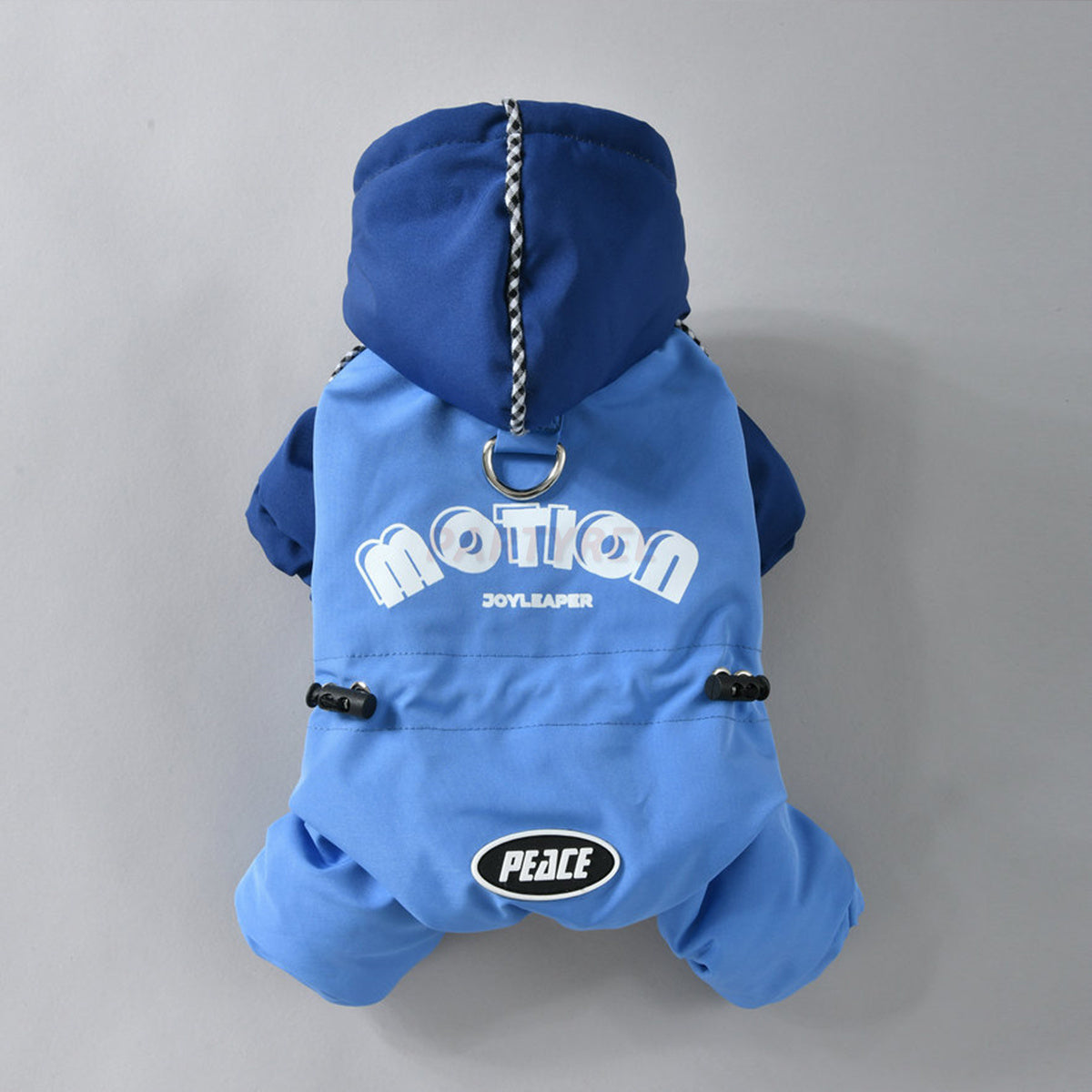Leashable Dog Hooded Jacket Windproof Pet Apparel