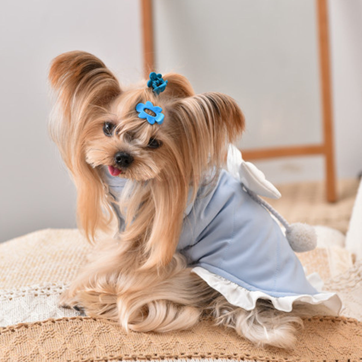 Elegant Dog Bow Outfit Stylish Clothes For Female Dogs