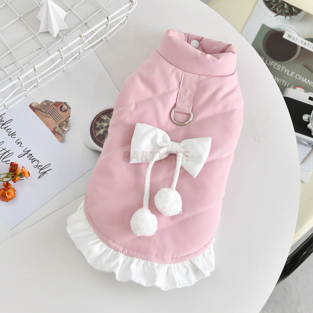 Elegant Dog Bow Outfit Stylish Clothes For Female Dogs