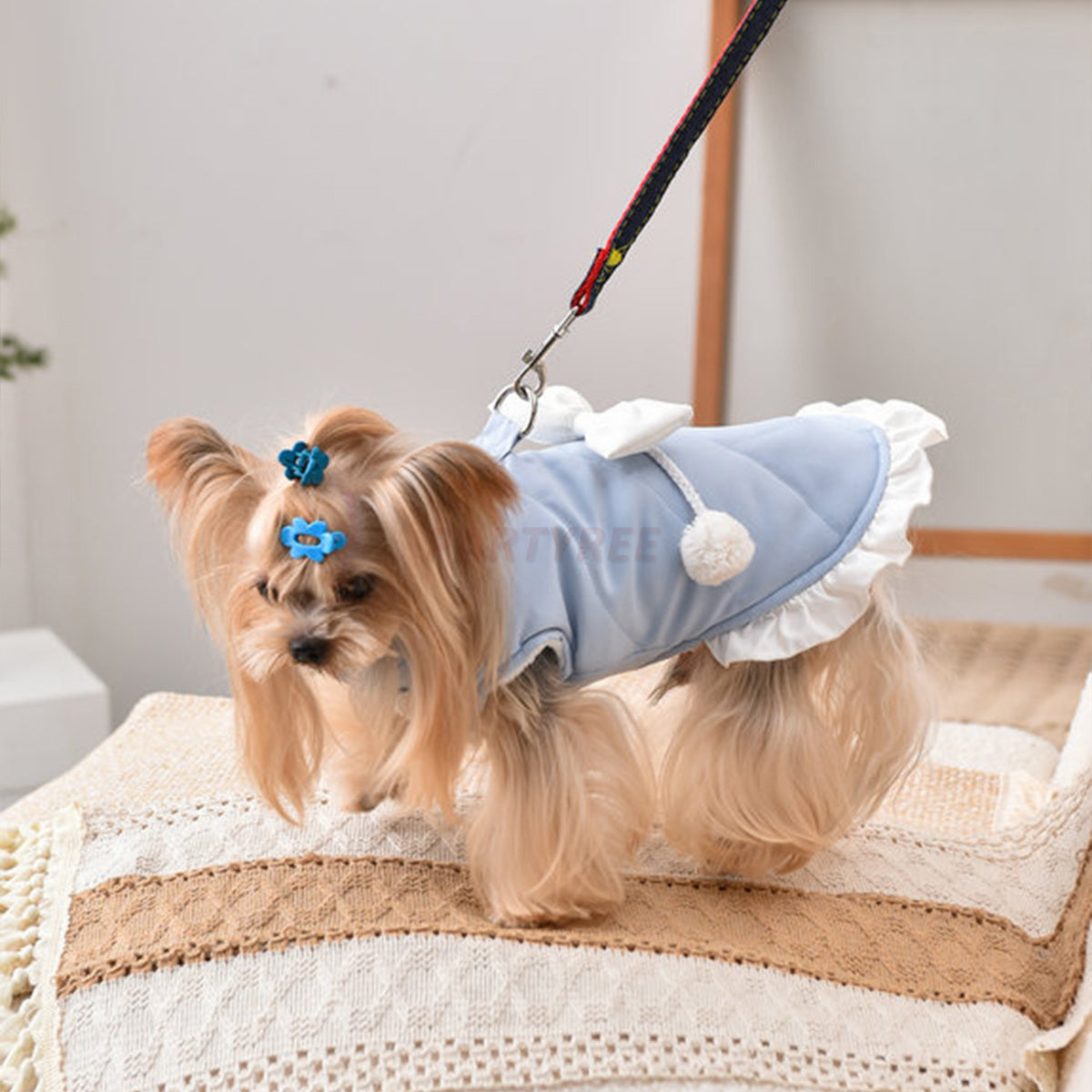 Elegant Dog Bow Outfit Stylish Clothes For Female Dogs
