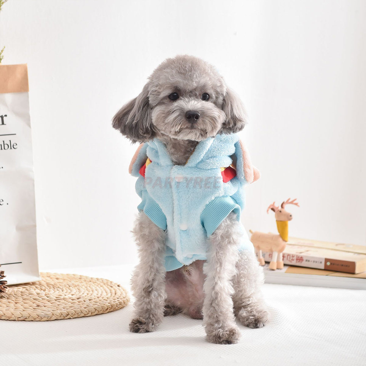Elephant Shaped Blue Dog Pajamas Fun Halloween Costume